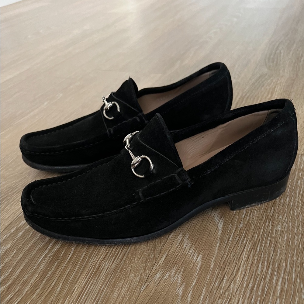 Gucci suede horsebit loafers - Picture 3 of 10